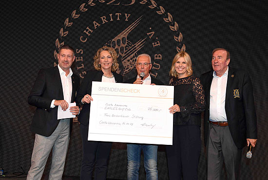 Joachim Llambi / Claudia Jung / Franz Beckenbauer / Anke Huber / Frank Fleschenberg /  "Costa Navarino Eagles Präsidenten Golf Cup 2018"  im "Westin Resort" in Costa Navarino / Griechenland / 15.-18. November 2018 / ©Foto: Agentur Schneider-Press/W.Breiteneicher